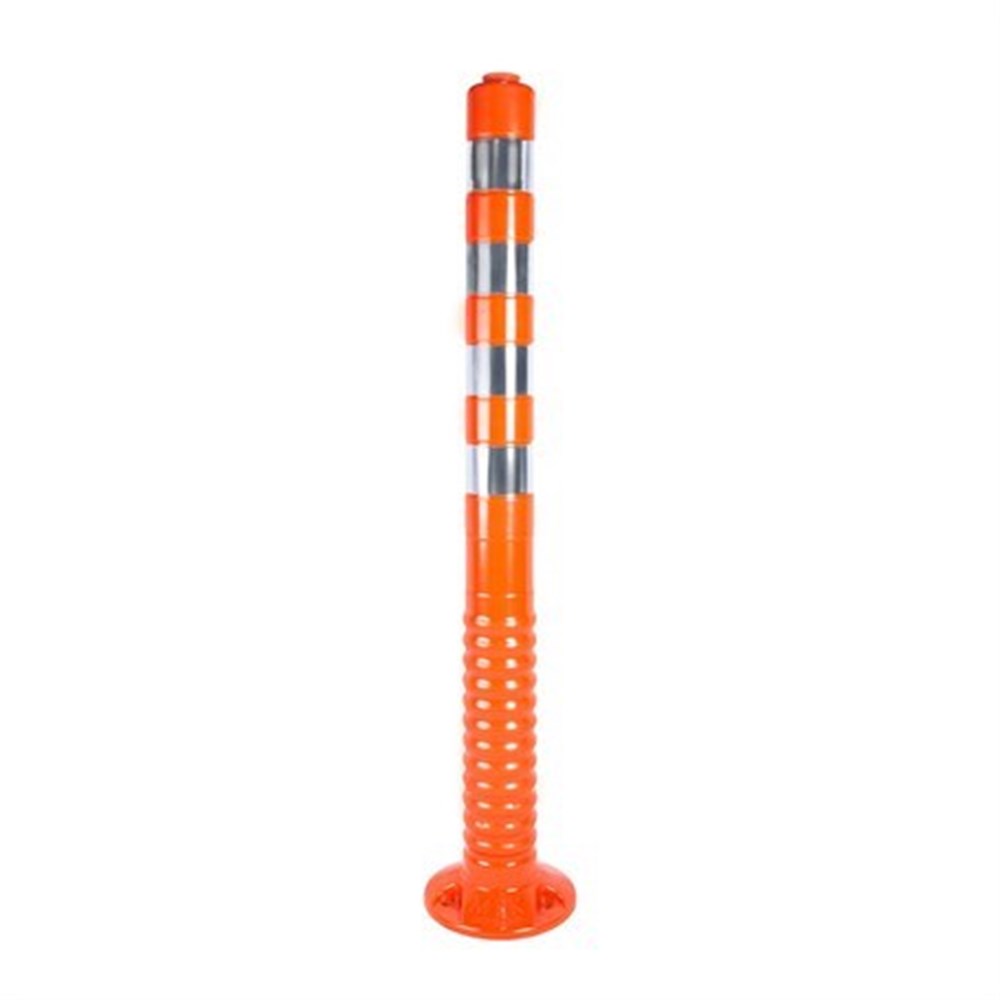 Delinatör 100 x 8 cm (TPU) 10 Adet, Esnek Trafik Bariyeri