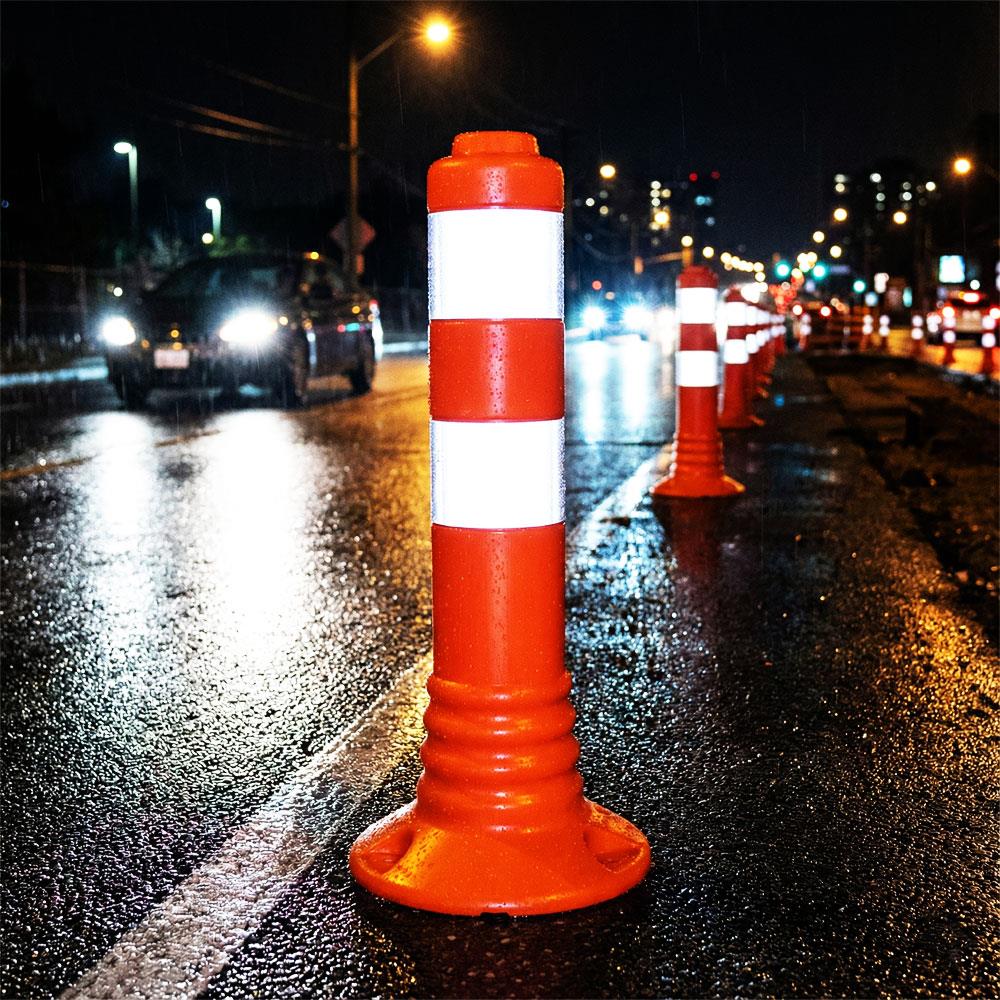 Delinatör 40 x 8 cm TPE - Soketli, Esnek Duba