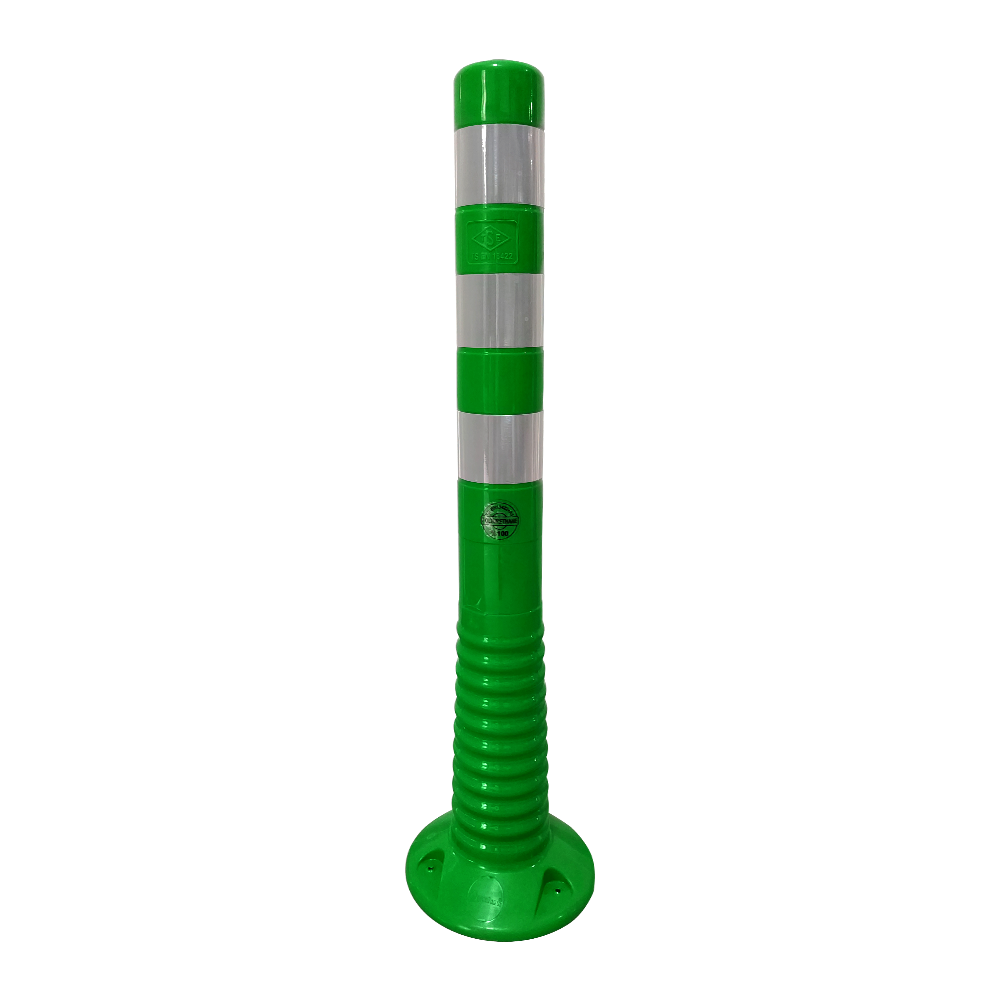 Delineator 75 x 8 cm Green TPU, Flexible Bollard