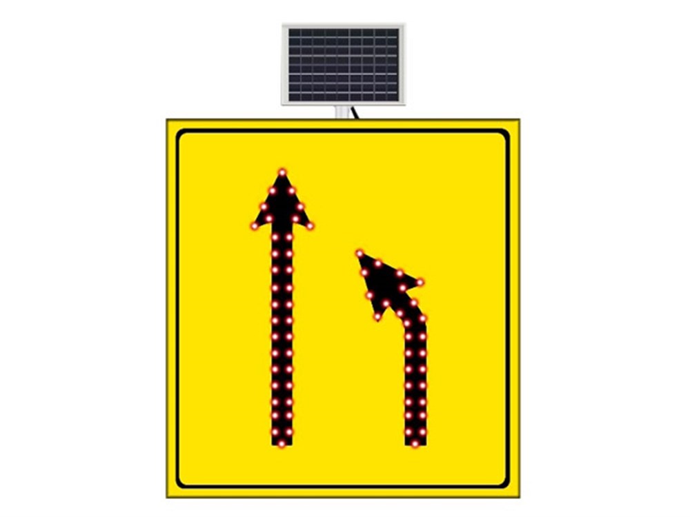 Güneş Enerjili Daralan Yol Sağdan Sola 110 x 120 cm