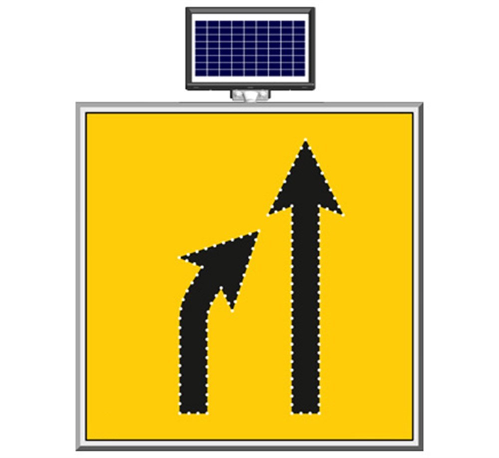 Güneş Enerjili Daralan Yol Soldan Sağa 100 x 100 cmGüneş Enerjili Yol Bakım