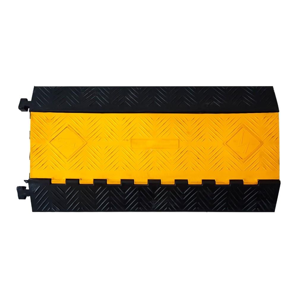 10lu Kablo Kanallı Hız Kesici 3 Kanallı, Yol Kasisi 50 x 92 x 7,5 cm