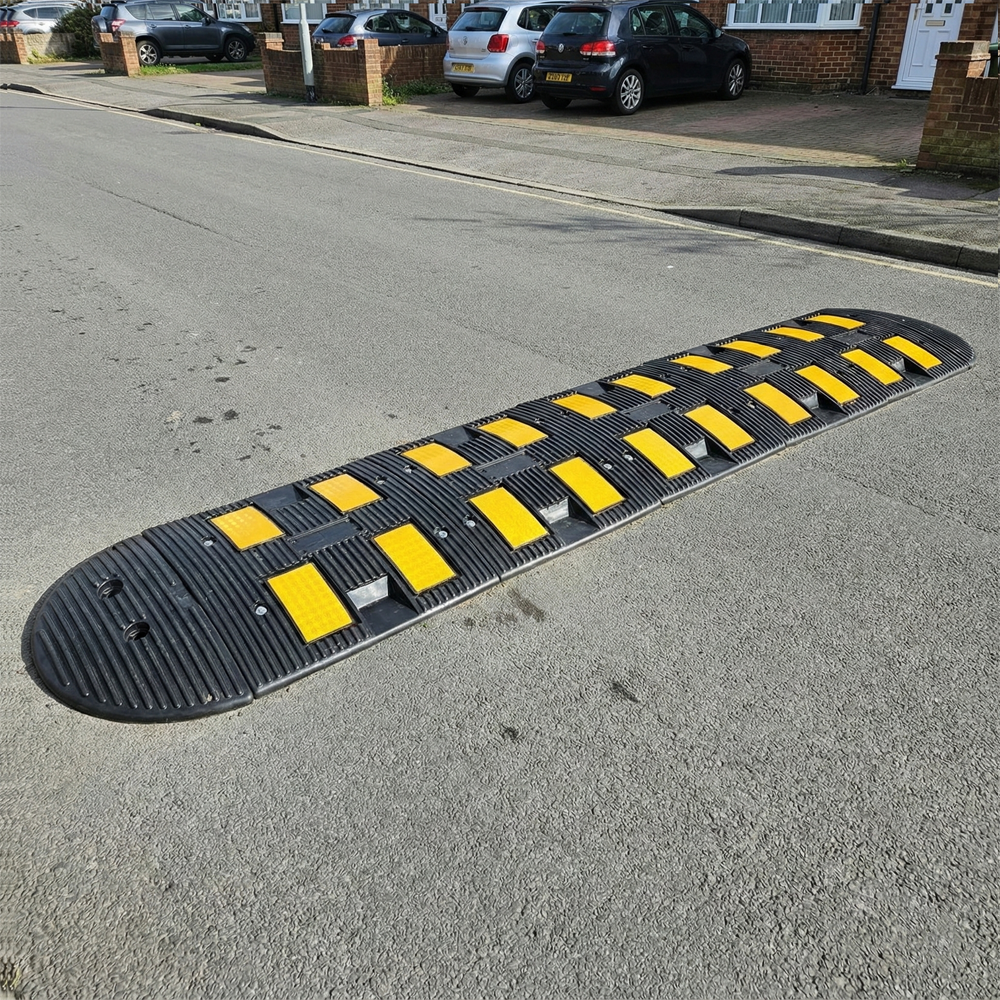 Kauçuk Hız Kesici, Yol Kasisi 4 Bantlı - 10 Metre Set