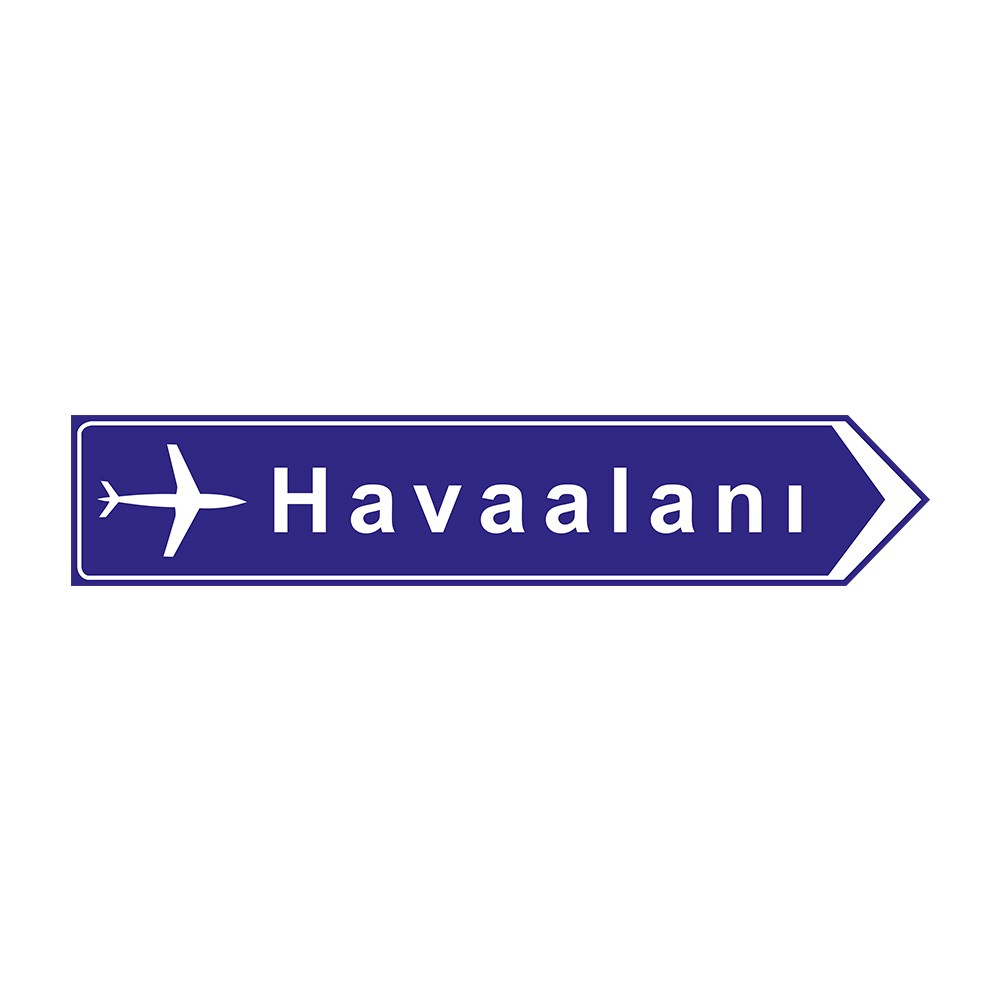 Kavşak İçi Yön Levhası (Havaalanı)  B-6Bilgi İşaretleri