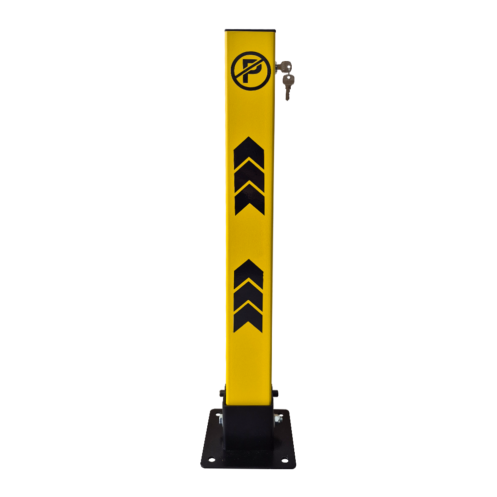 Kilitli Otopark Direği 75 cm, Yatar Tip Park Bariyeri