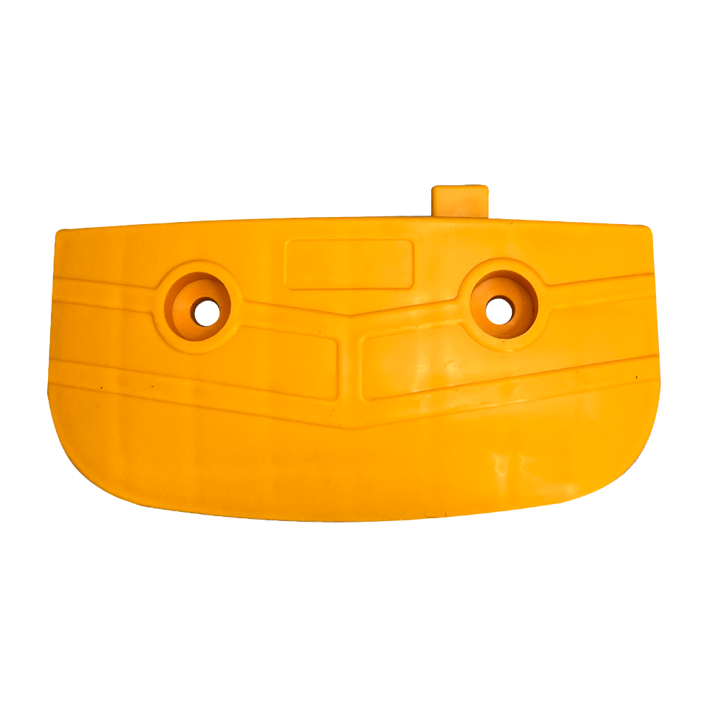 Mercekli Klasik Hız Kesici Kapağı, Yol Kasisi Kapağı 25 x 12 x 3,5 cm - Sarı