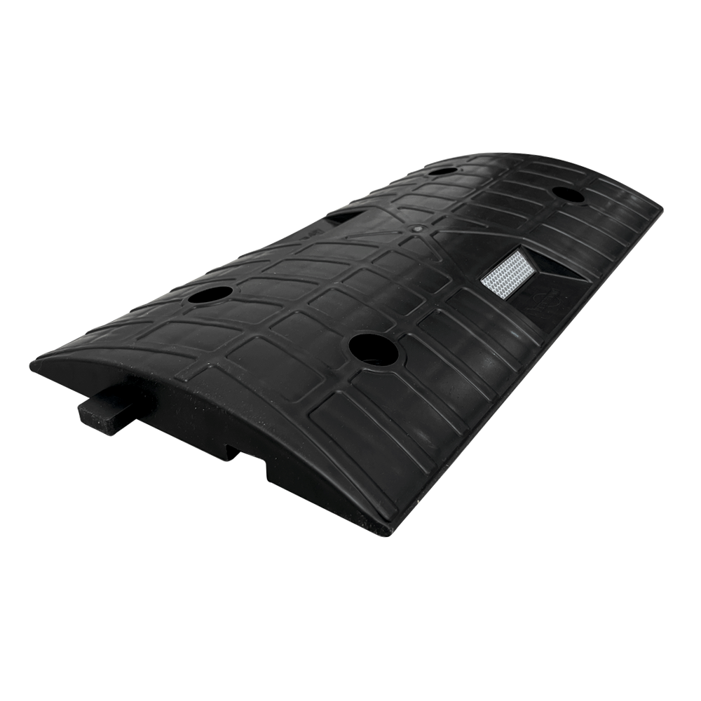 Mercekli Klasik Hız Kesici, Yol Kasisi 25 x 50 x 3,5 cm Siyah