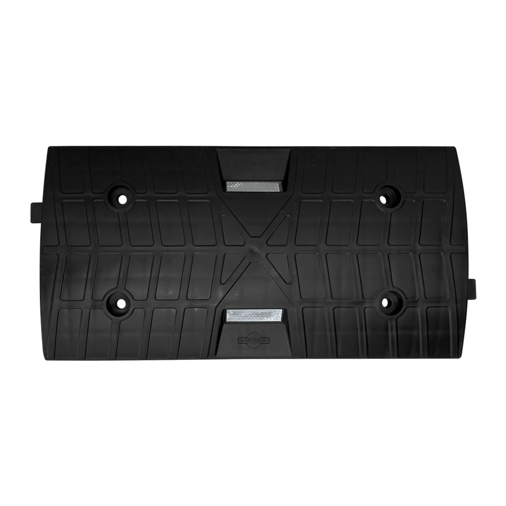 Mercekli Klasik Hız Kesici, Yol Kasisi 25 x 50 x 3,5 cm Siyah