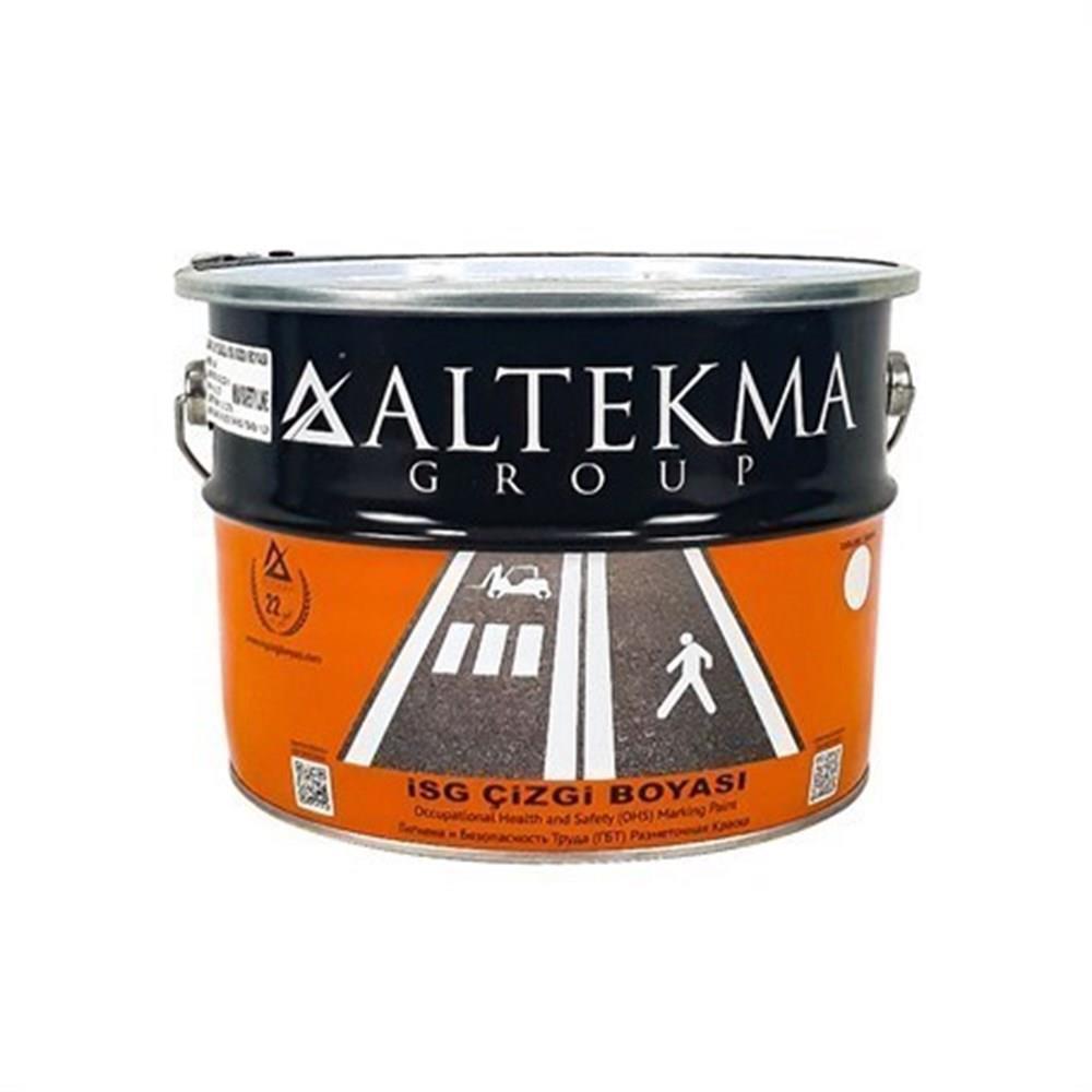 Mini Yol Çizgi Boyası, Şerit Boyası 10 kg Yeşil