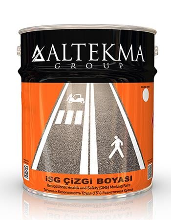 Mini Yol Çizgi Boyası, Şerit Boyası 20 kg Mavi