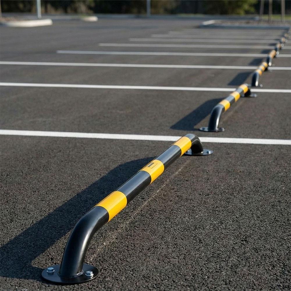 Oto Park Araç Stoperi, Otopark Demiri Siyah 200x16cm 60mm