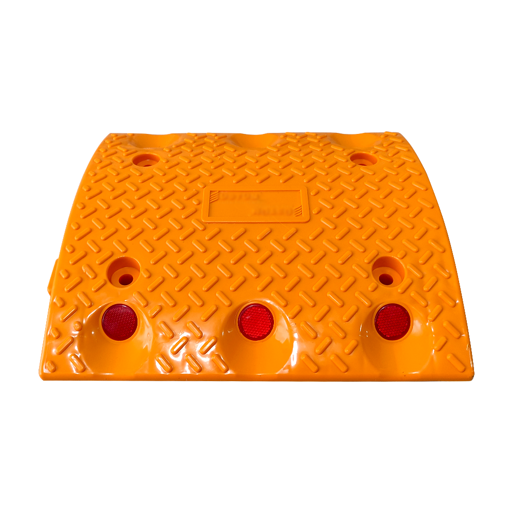 Oval Speed Bump 30 x 33 x 4 cm Yellow