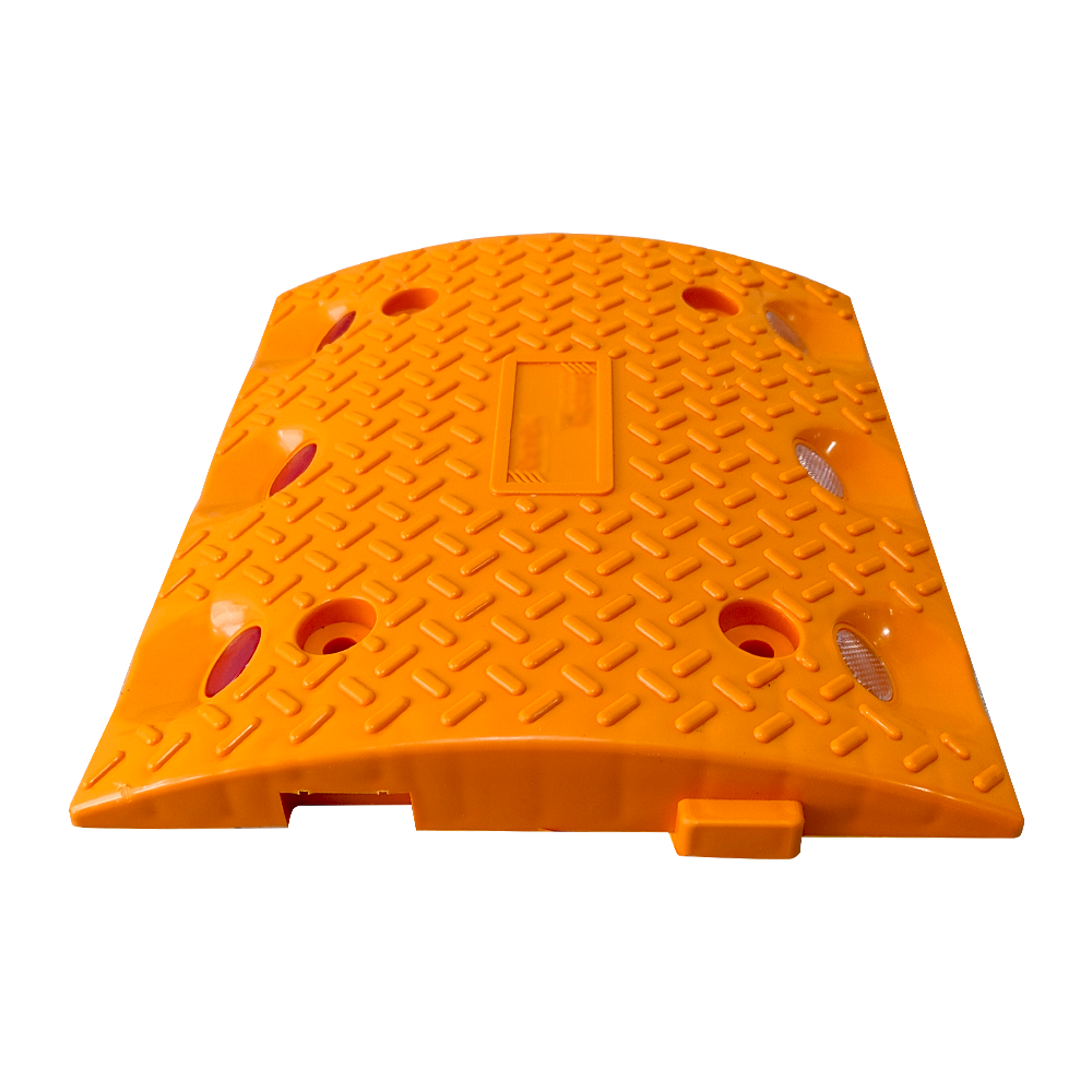 Oval Speed Bump 30 x 33 x 4 cm Yellow