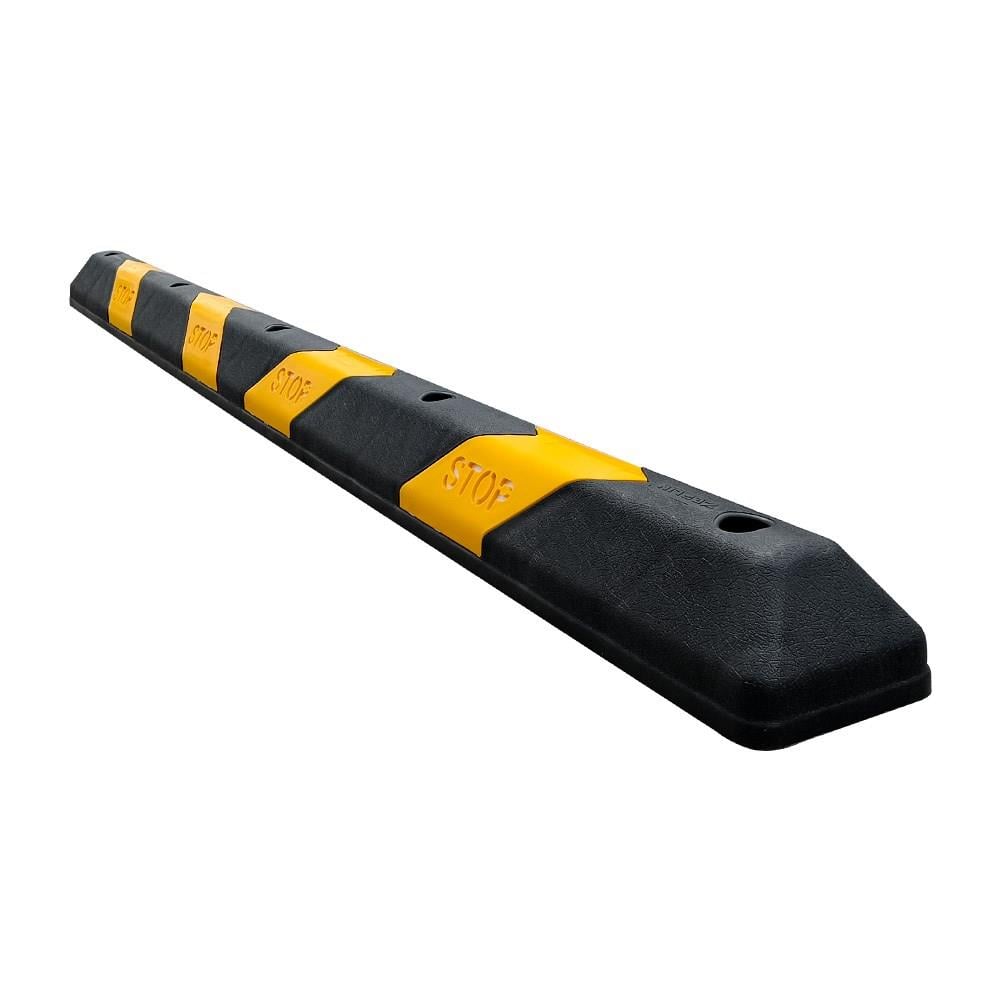 10lu Plastik Oto Park Araç Stoperi 190 cm Siyah-Sarı