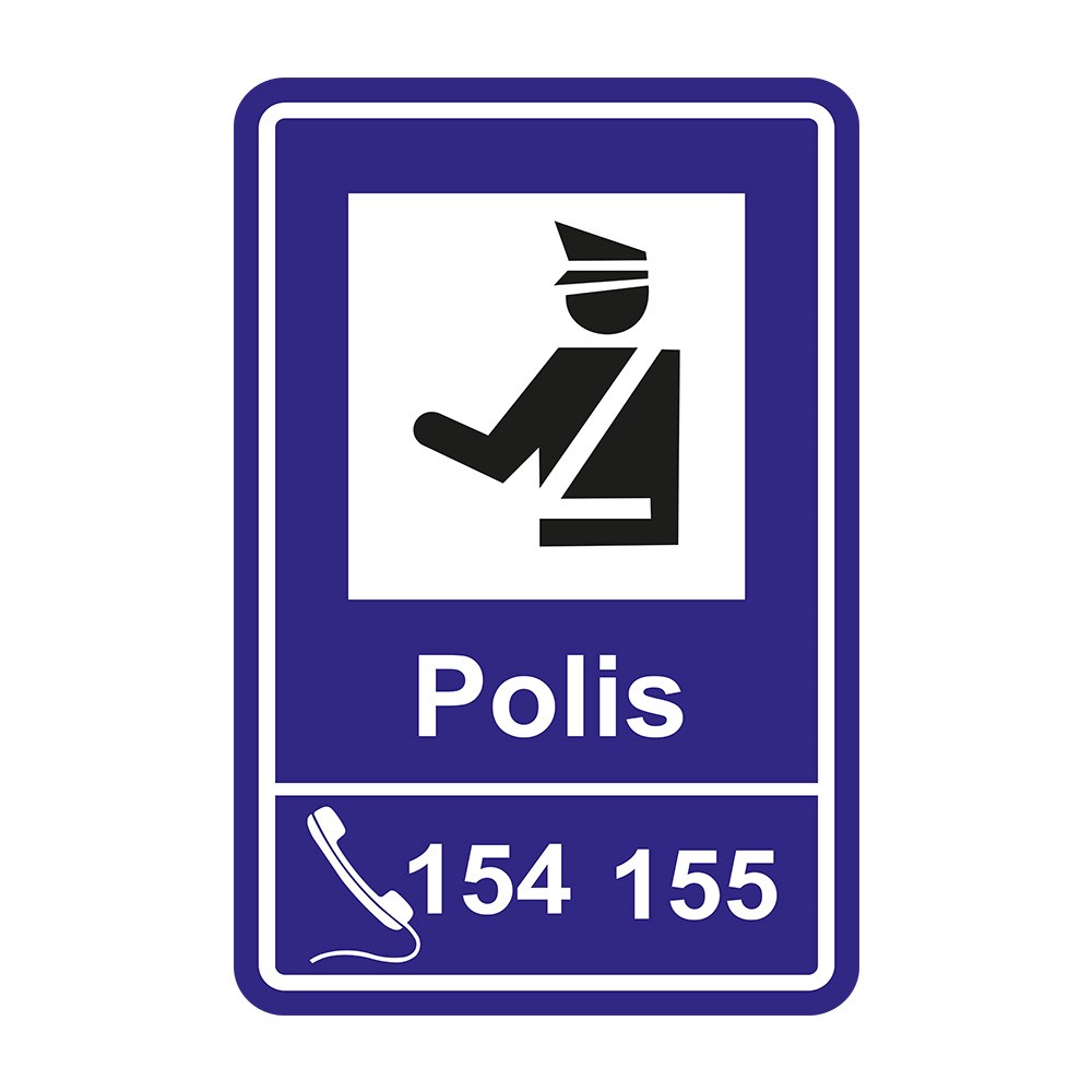 Polis Levhası B-41Bilgi İşaretleri