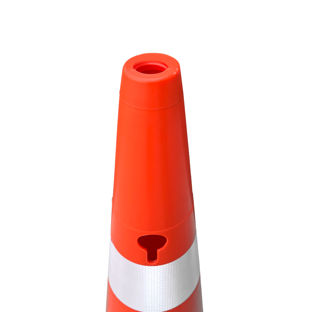 PVC Trafik Konisi 90 cm (Çift Reflektifli)