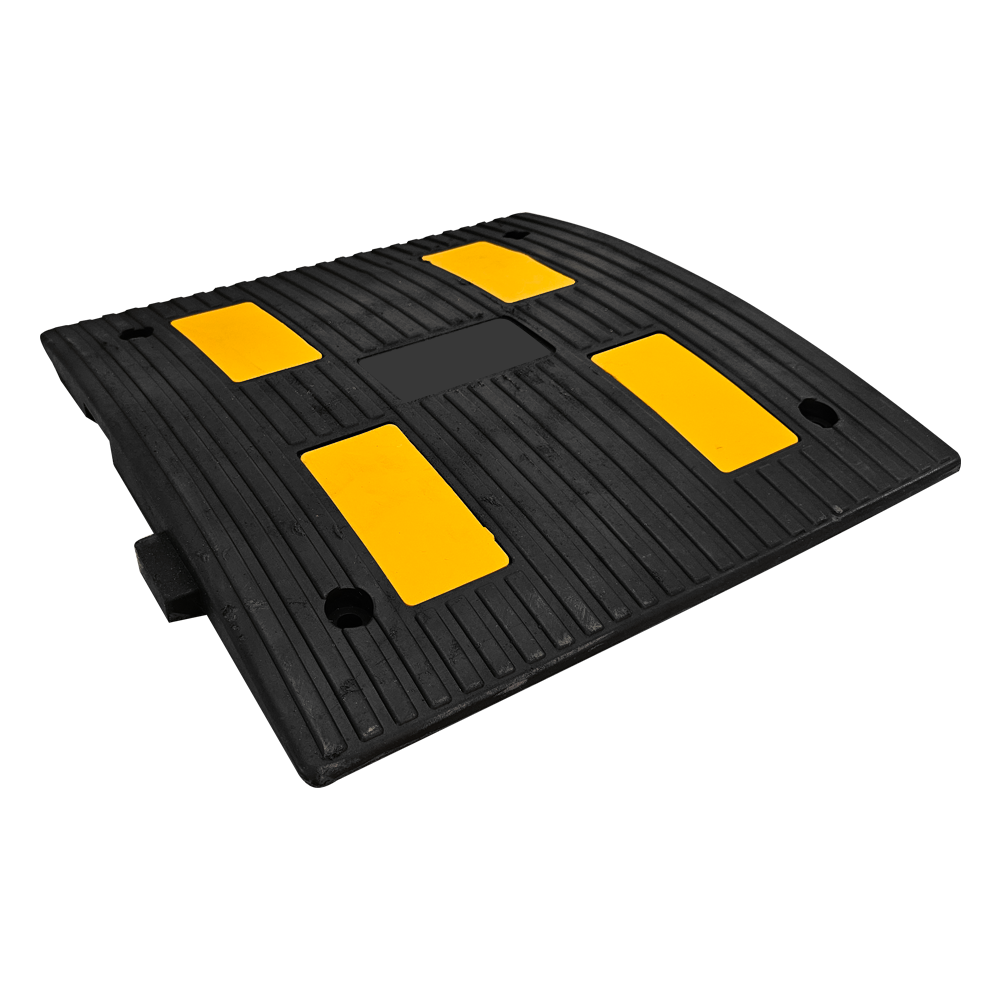 Reflektifli Kauçuk Hız Kesici 4 Bantlı - 5 Metre Set