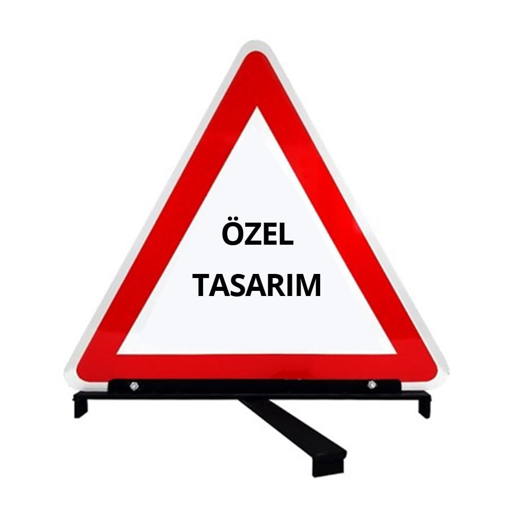 Üçgen Ayaklı Trafik Levhası - Özel Üretim BaskılıKontrol Noktası Ürünleri
