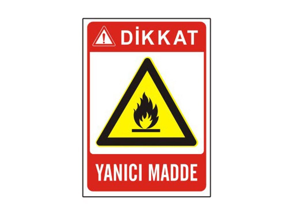 Yanıcı Madde Levhası