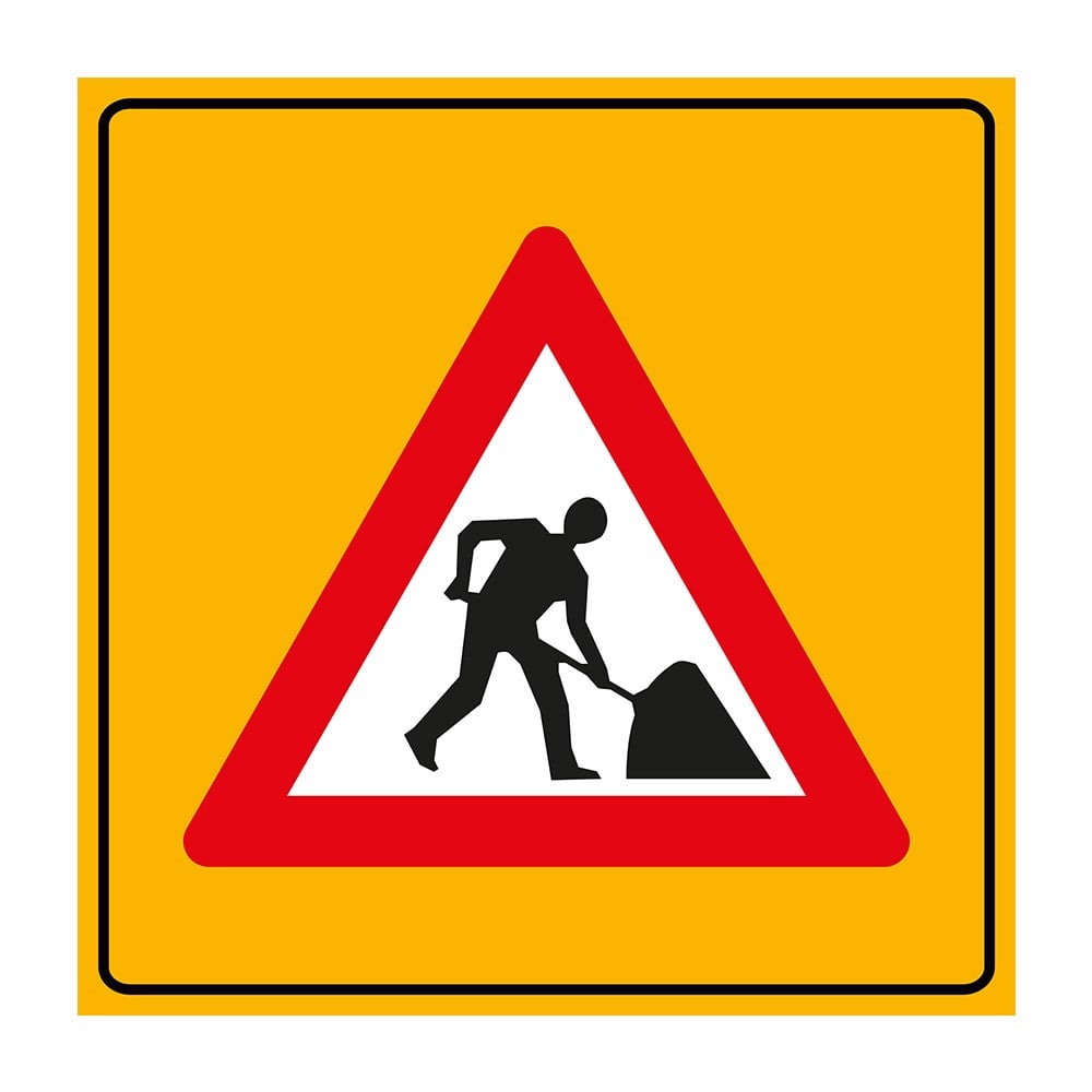 Yol Çalışması 90 x 90 cm YB-1a