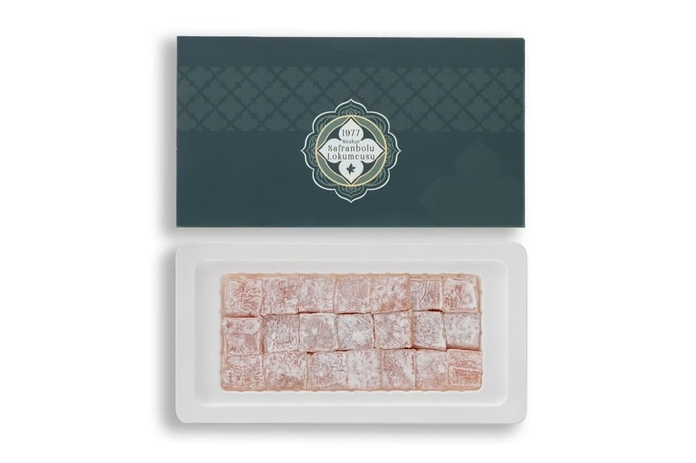 HEDİYELİK ÜRÜNLERGül Aromalı Lokum 160 gr. (Vakumlu Paket)