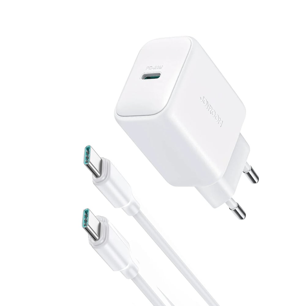 JOYROOM JR-TCF20 PD20W CHARGER+1 M TYPE C CABLE