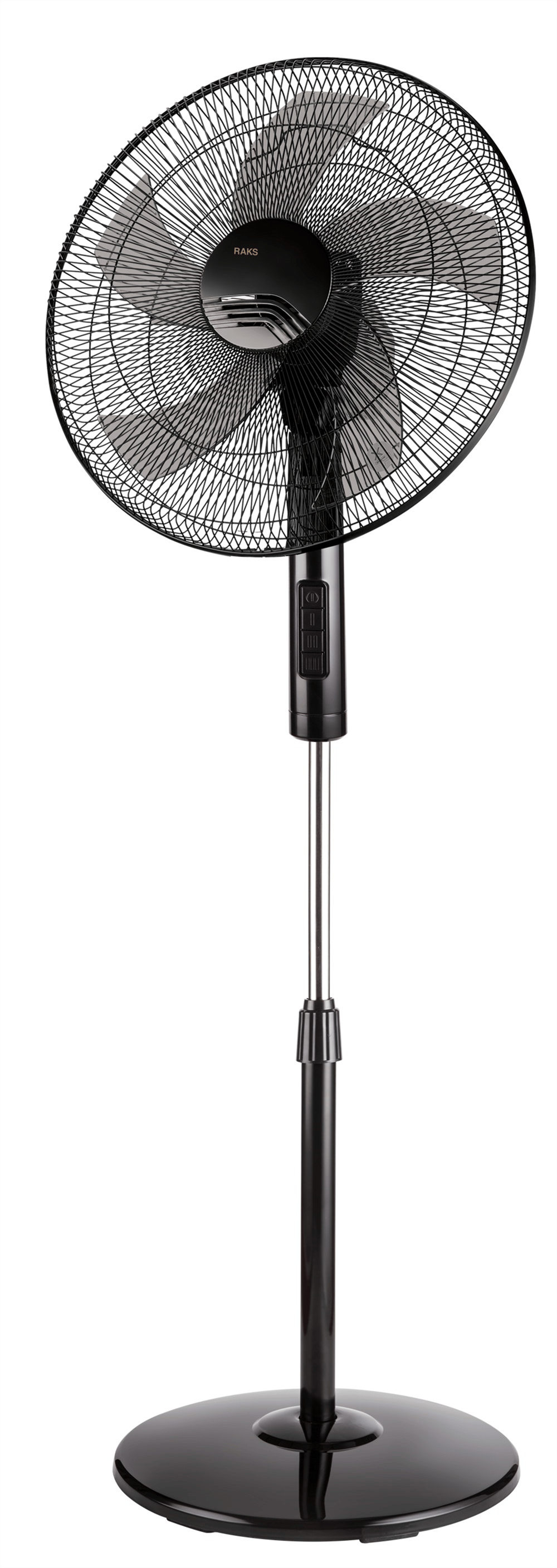 Raks SF 16 Plus Ayaklı Vantilatör Siyah 40 Cm 5 Kanat Pervaneli
