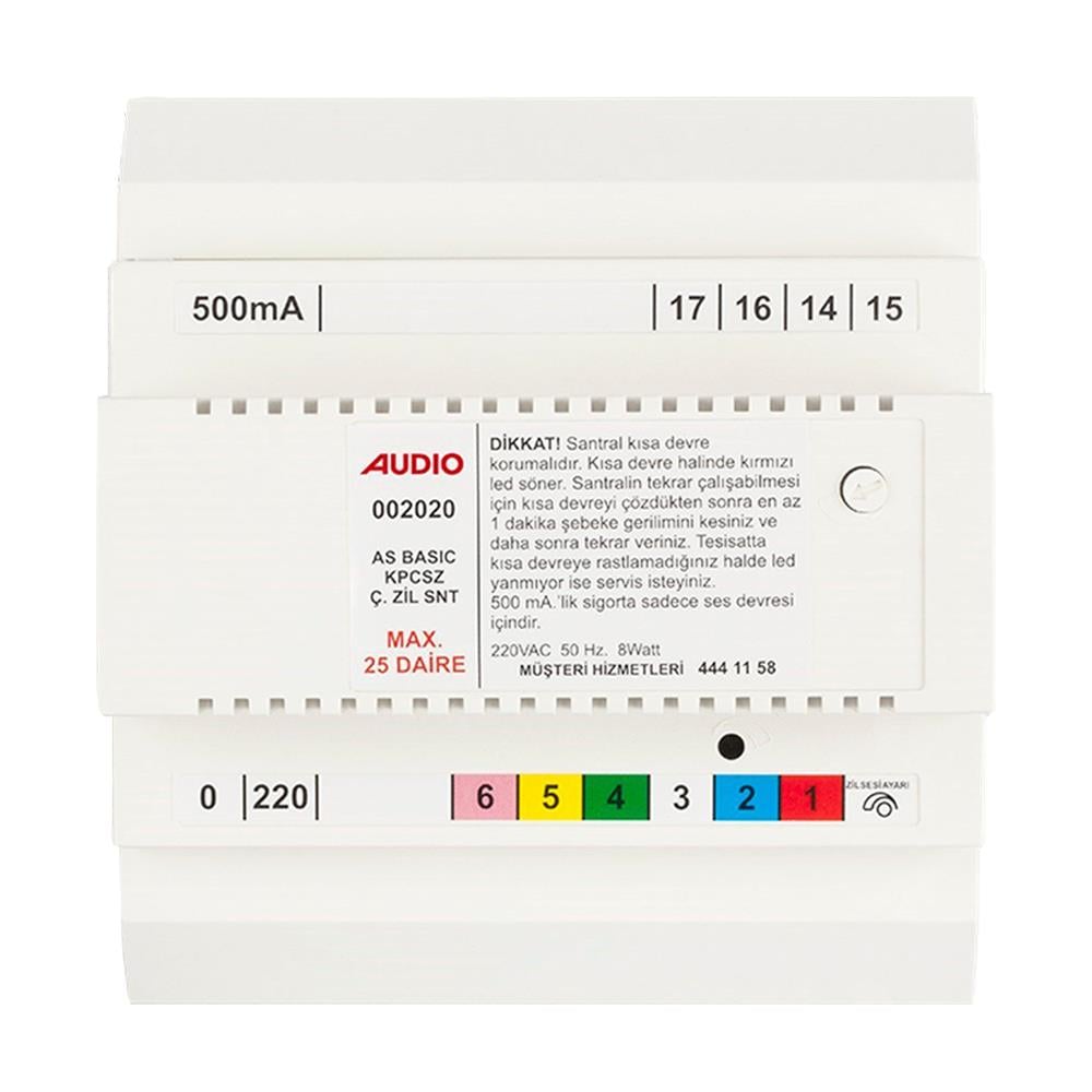 Audio 002020 AS 202 Kapıcısız Çift Zilli 2 Melodili Santral