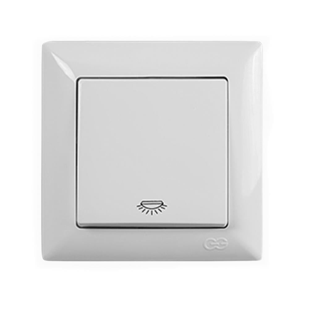 Günsan Visage Simple Beyaz Light Anahtarı