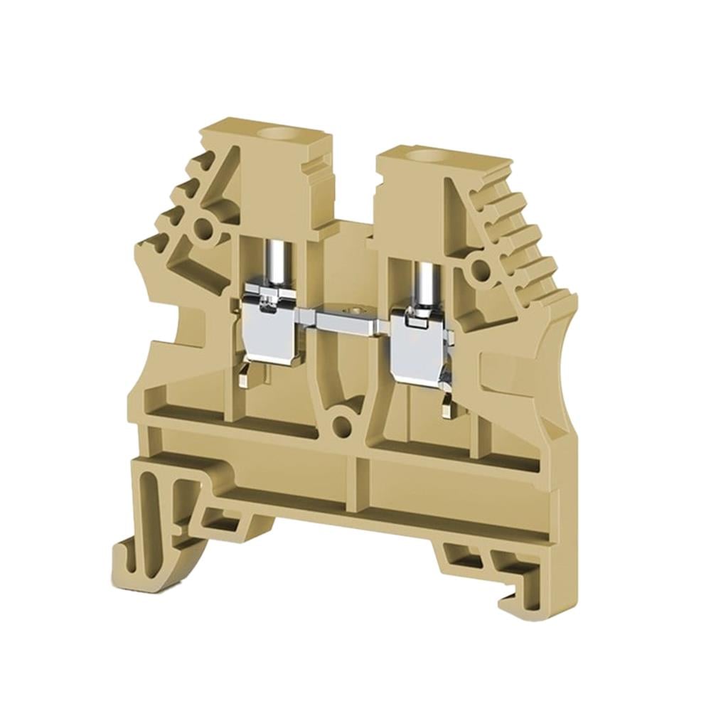 Klemsan 304129 AVK 2,5 Bej 2,5 mm², Vida bağlantılı, Tek katlı geçiş klemensi, Yalıtım malzemesi PA, Bej