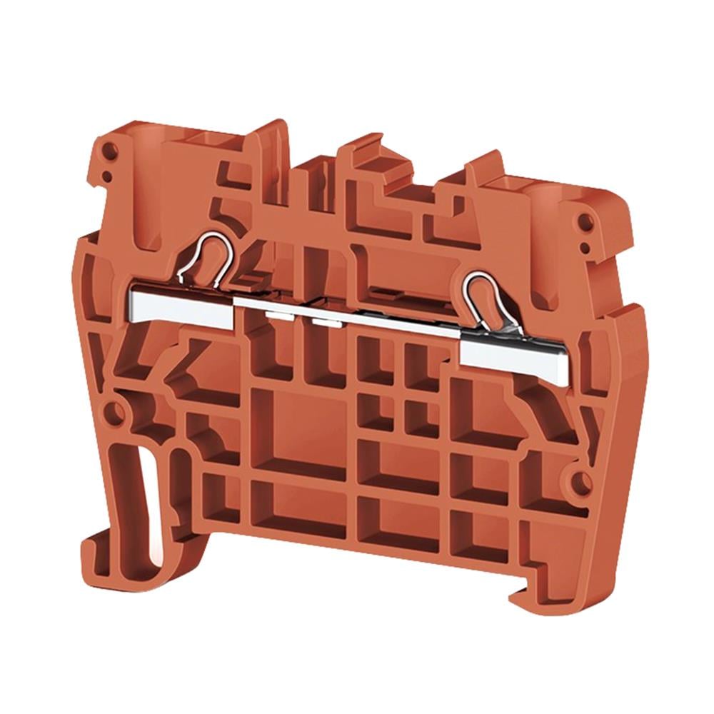 Klemsan 307104 PYK 2,5 Kırmızı 2,5mm², Pratik Yay bağlantılı, 1 giriş 1 çıkış geçiş klemensi, Yalıtım malzemesi PA, Kırm