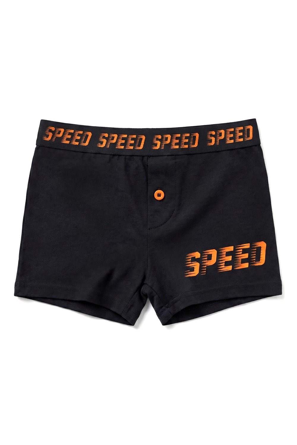 Öts Erkek Çocuk Boxer Baskılı Siyah (%96 Pamuk - %4 Elastan)