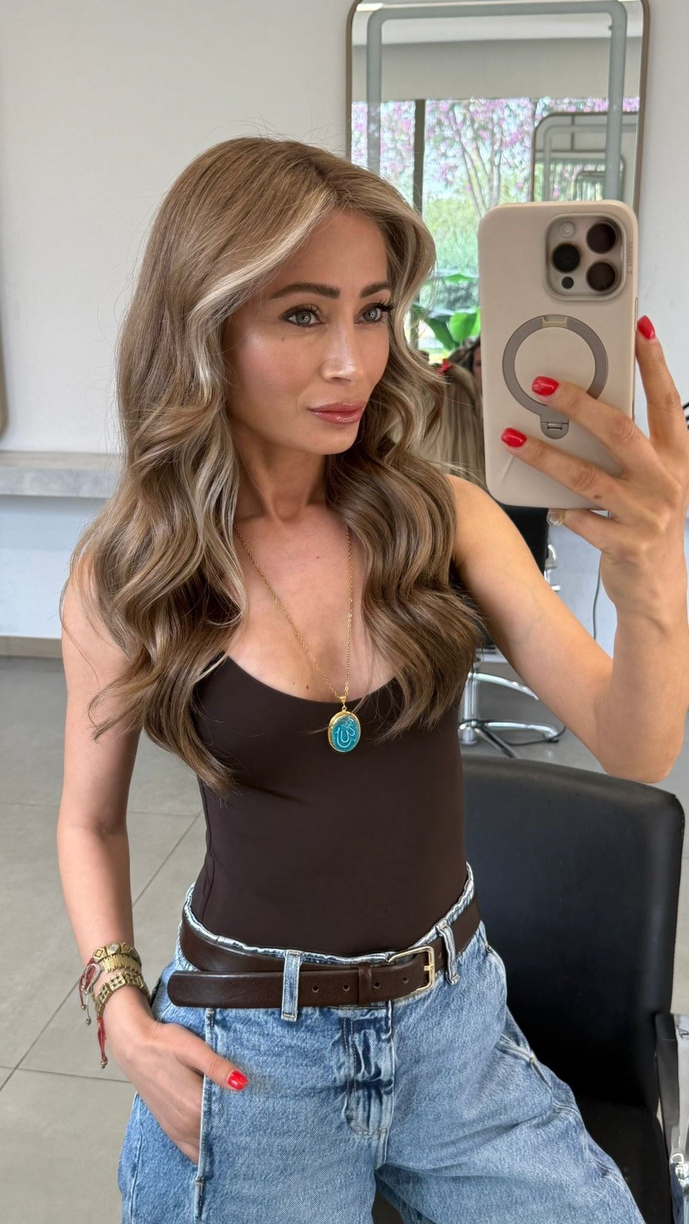 Acı Kahve Sırtı Açık Buzzy Bodysuit