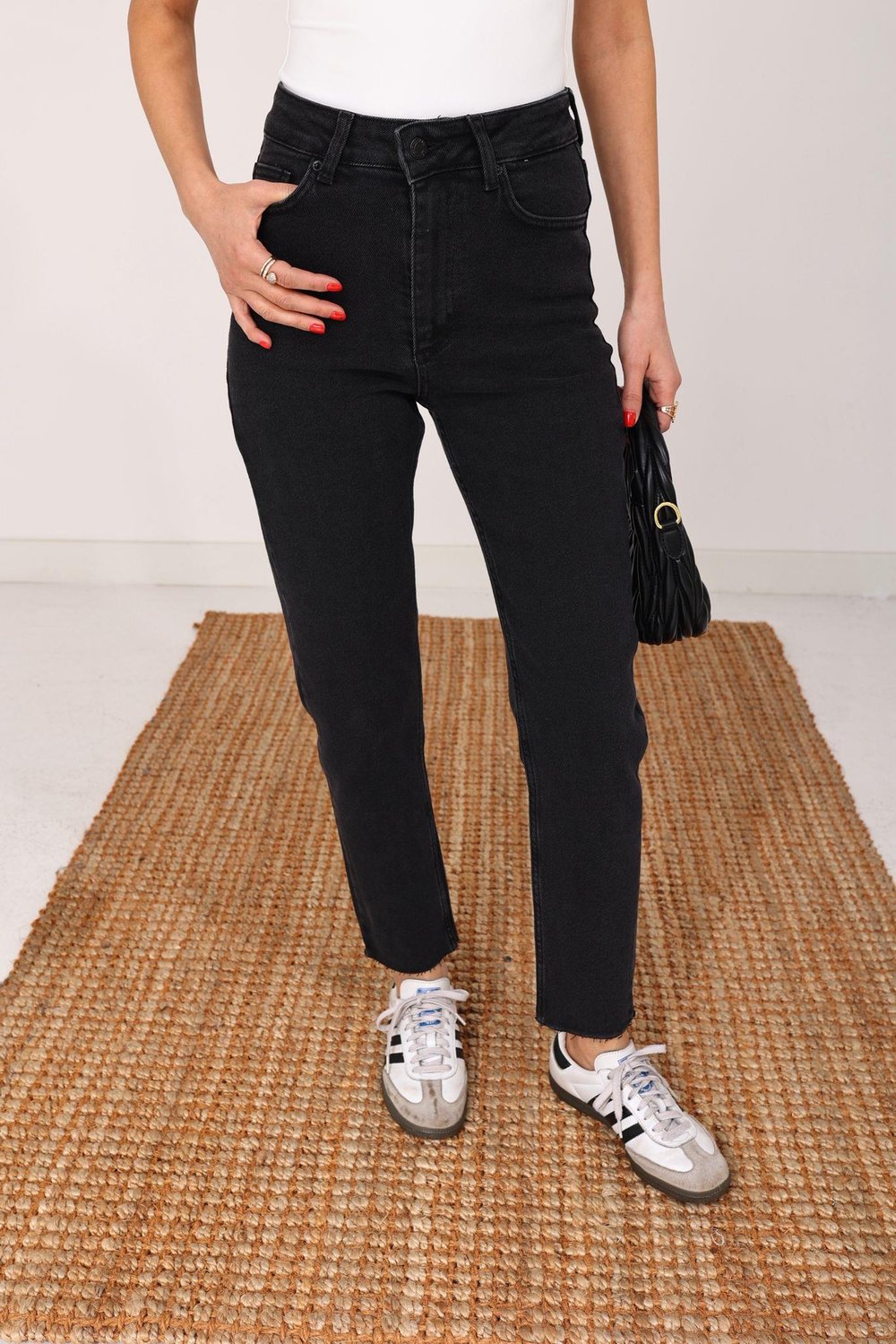 Antrasit Likralı Mom Fit Jean(764-23) JEAN | NO33