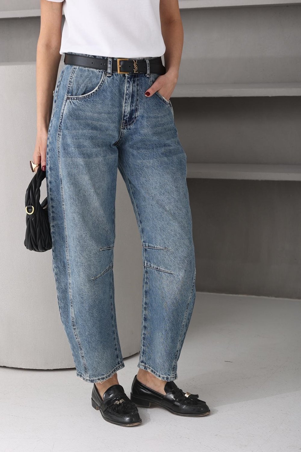 Yanı Dikişli Balon Jean (3160)