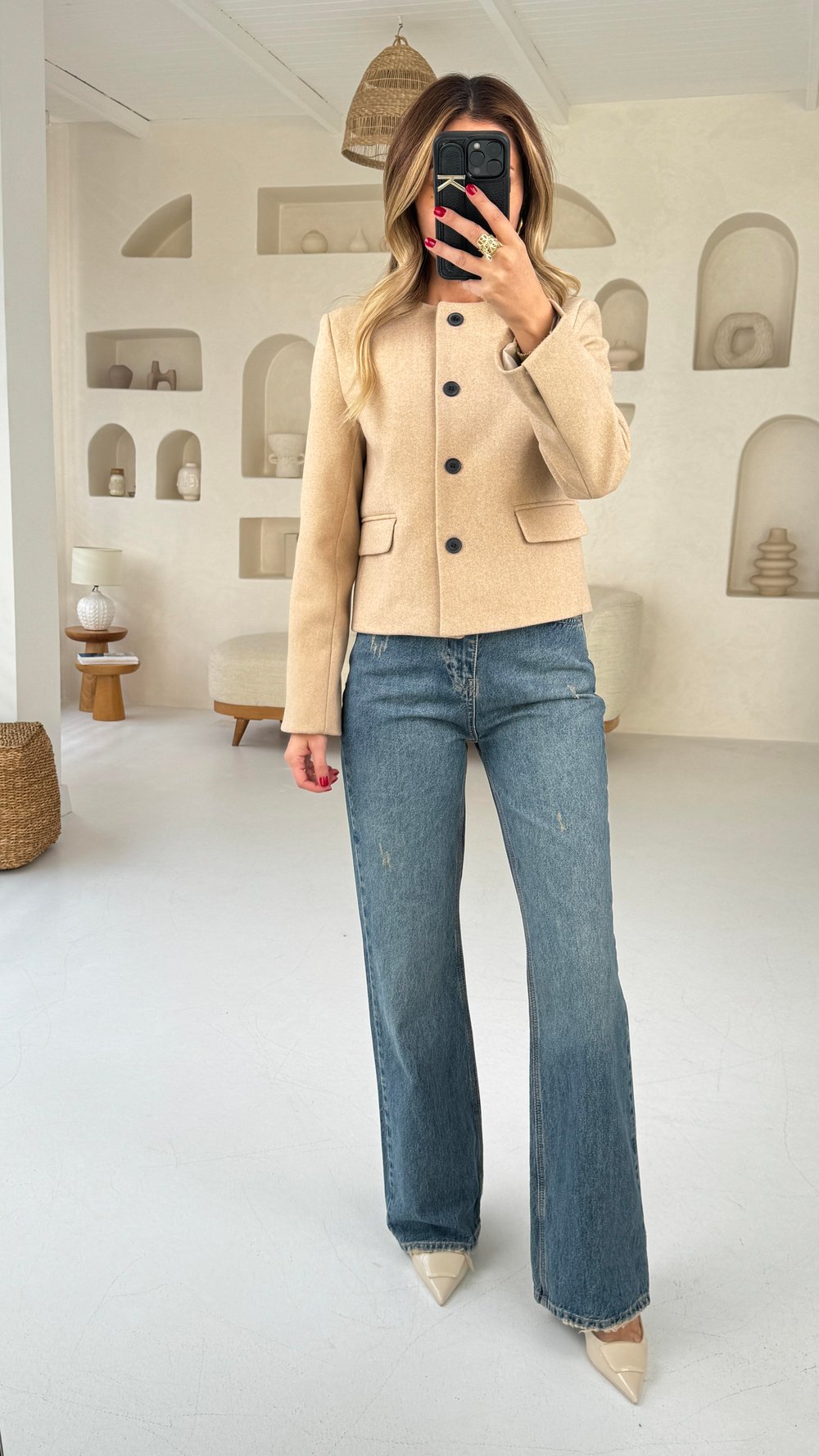 Yıkamalı Bootcut Jean(1909-1)