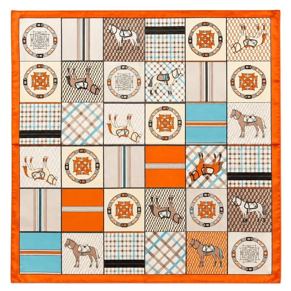 Nişantaşı Butik 70X70 FULAR DESEN3