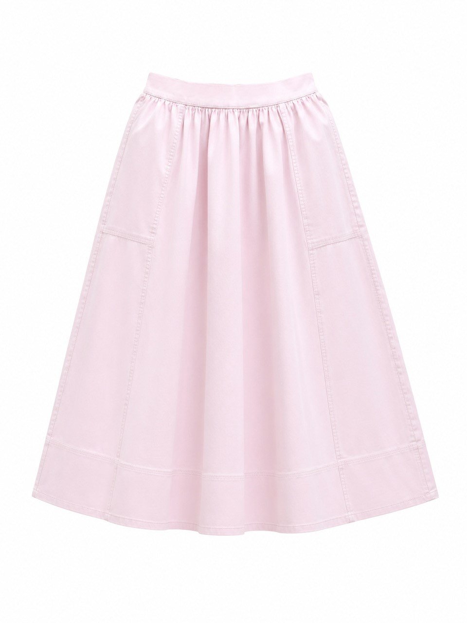 Nişantaşı Butik BEBE PEMBE YIKAMALI KLOŞ ETEK