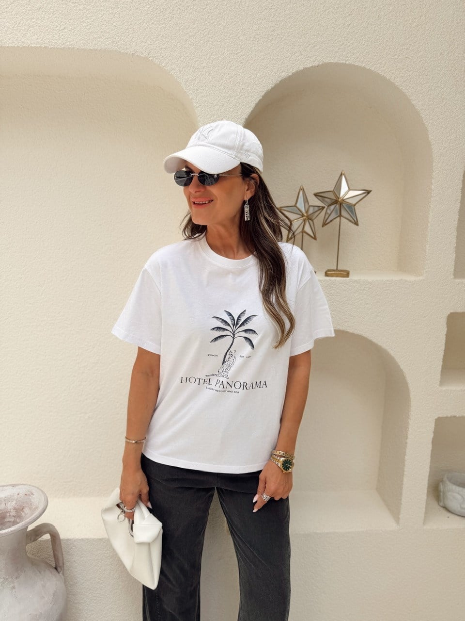 Nişantaşı Butik PANORAMA TSHİRT BEYAZ