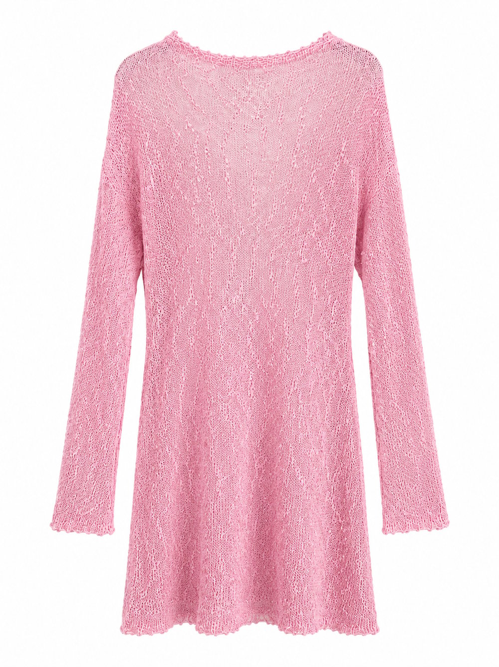 Nişantaşı Butik SIRT DETAY MİNİ ELBİSE PEMBE