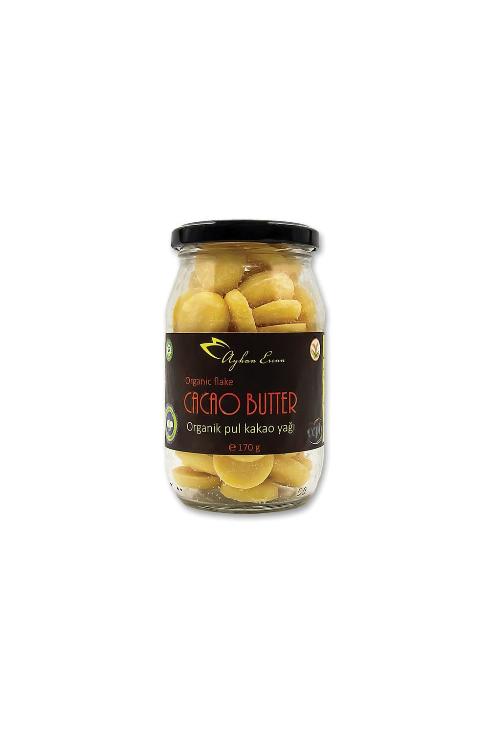 Ayhan Ercan Organik Cacao Butter Wafer Flake 170g