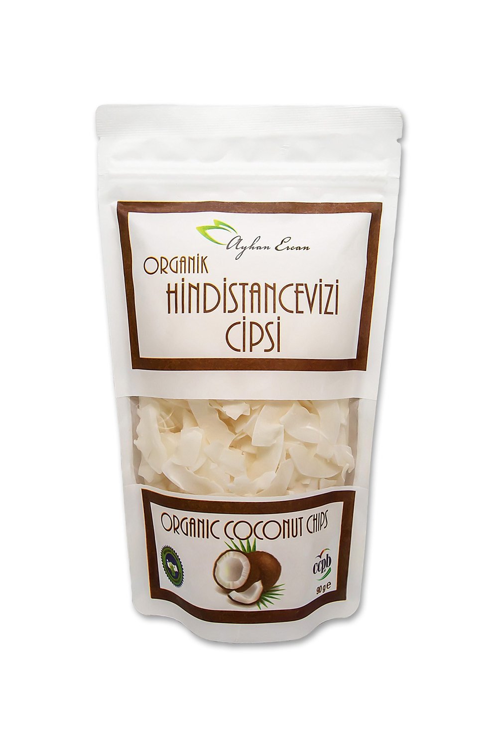 Ayhan Ercan Organik Hindistan Cevizi Cipsi 90g