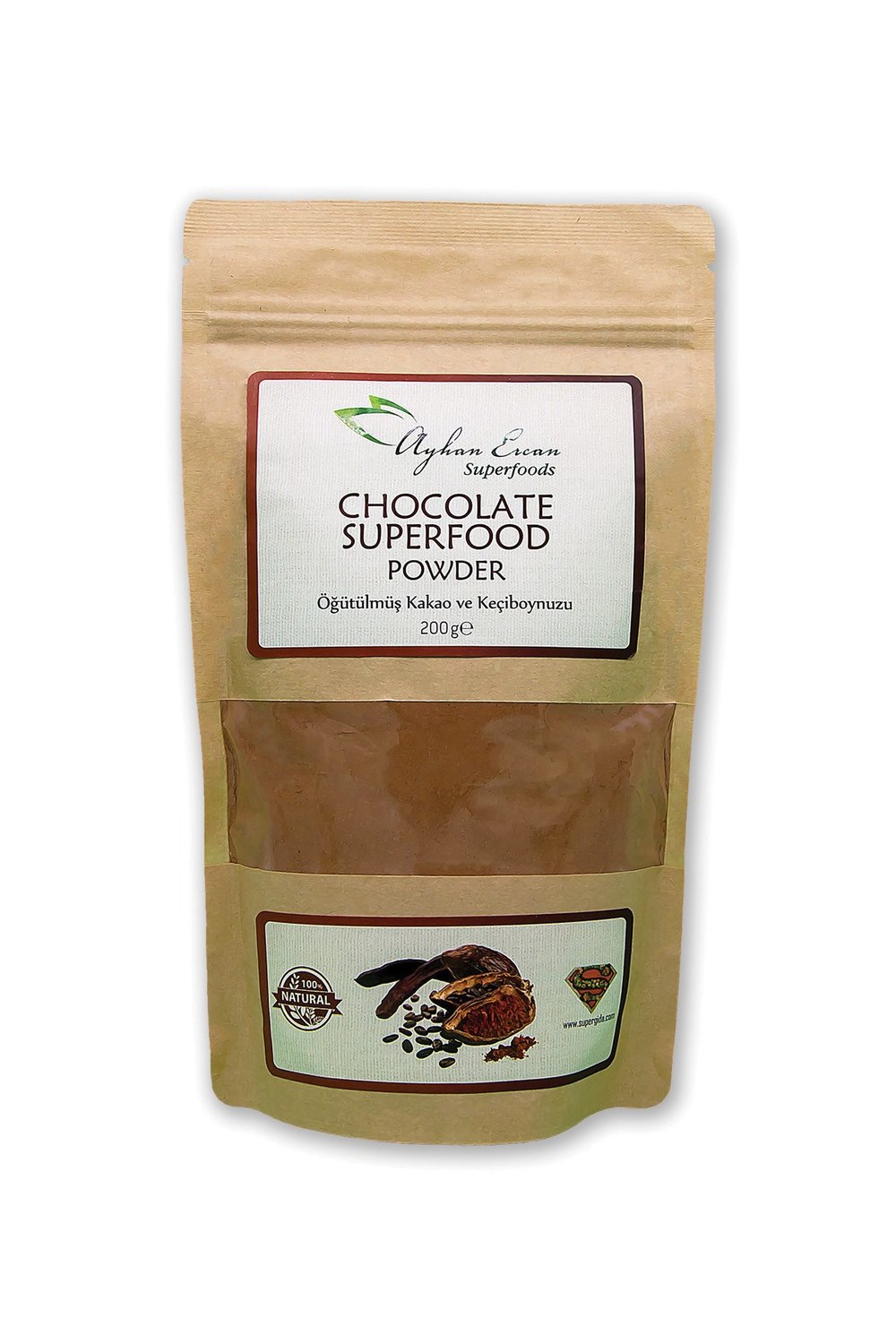 AYHAN ERCAN Süper Gıda Chocolate SuperFood Powder 200 g