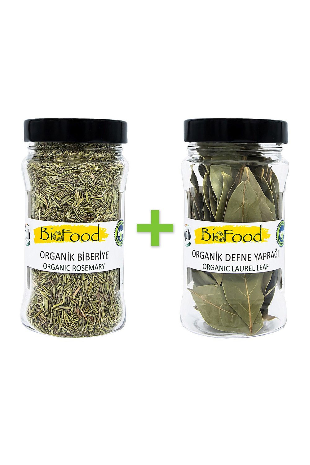 Biofood Organik Biberiye 70g + Biofood Organik Defne Yaprağı 10g