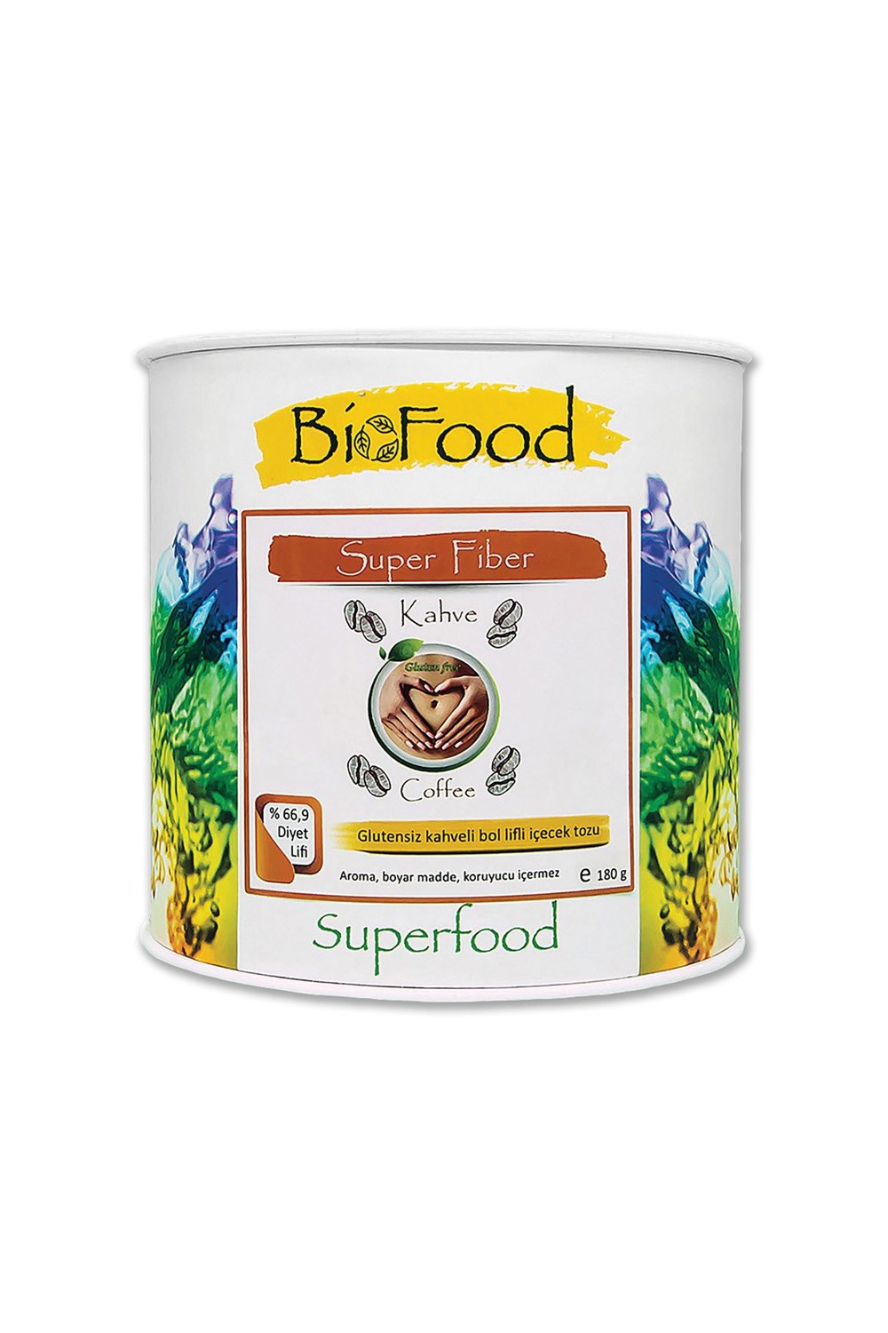 BIOFOOD Süper Fiber Kahve 180gr