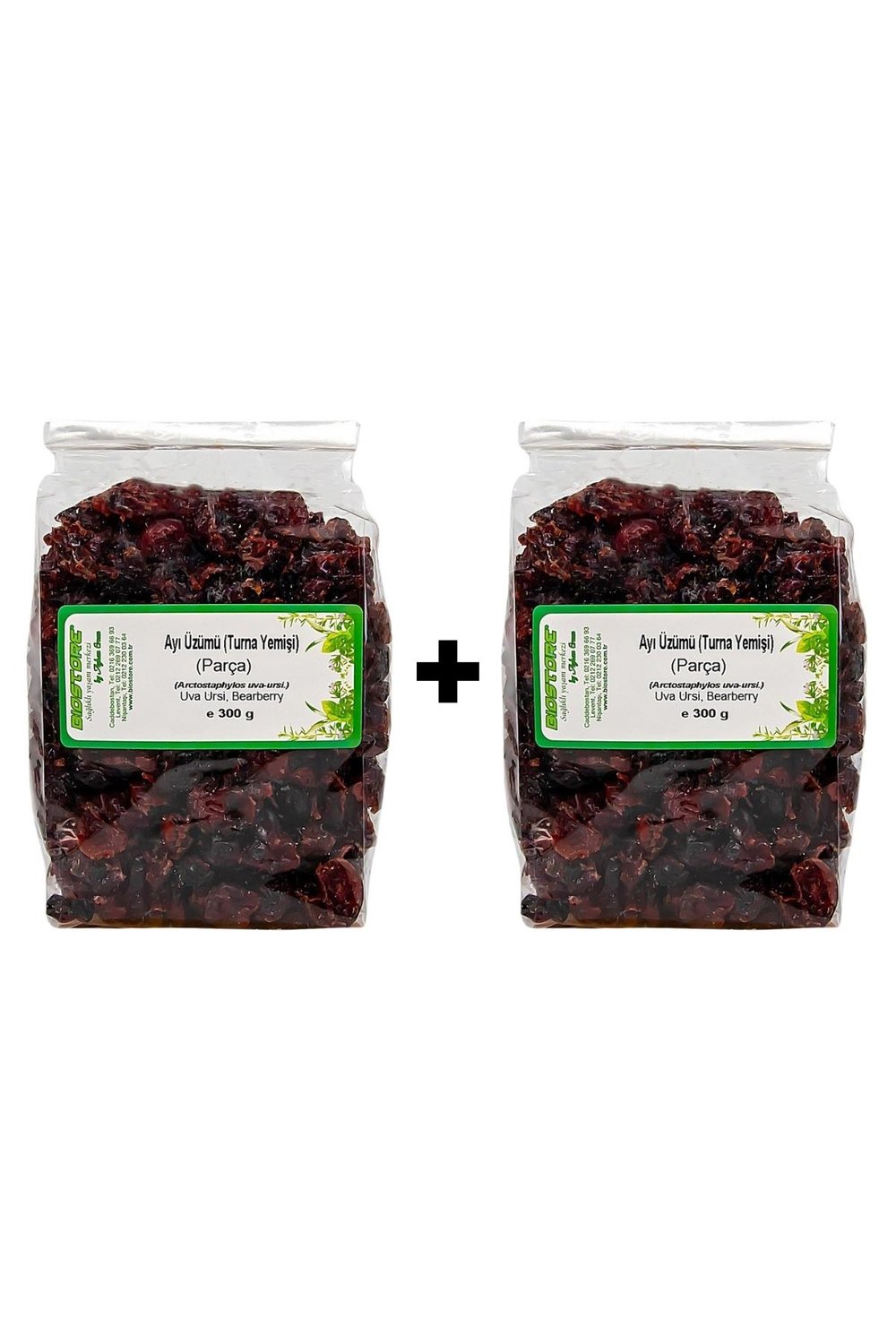 BioStore Parça Cranberry Turna Yemişi 300 Gx2 Adet
