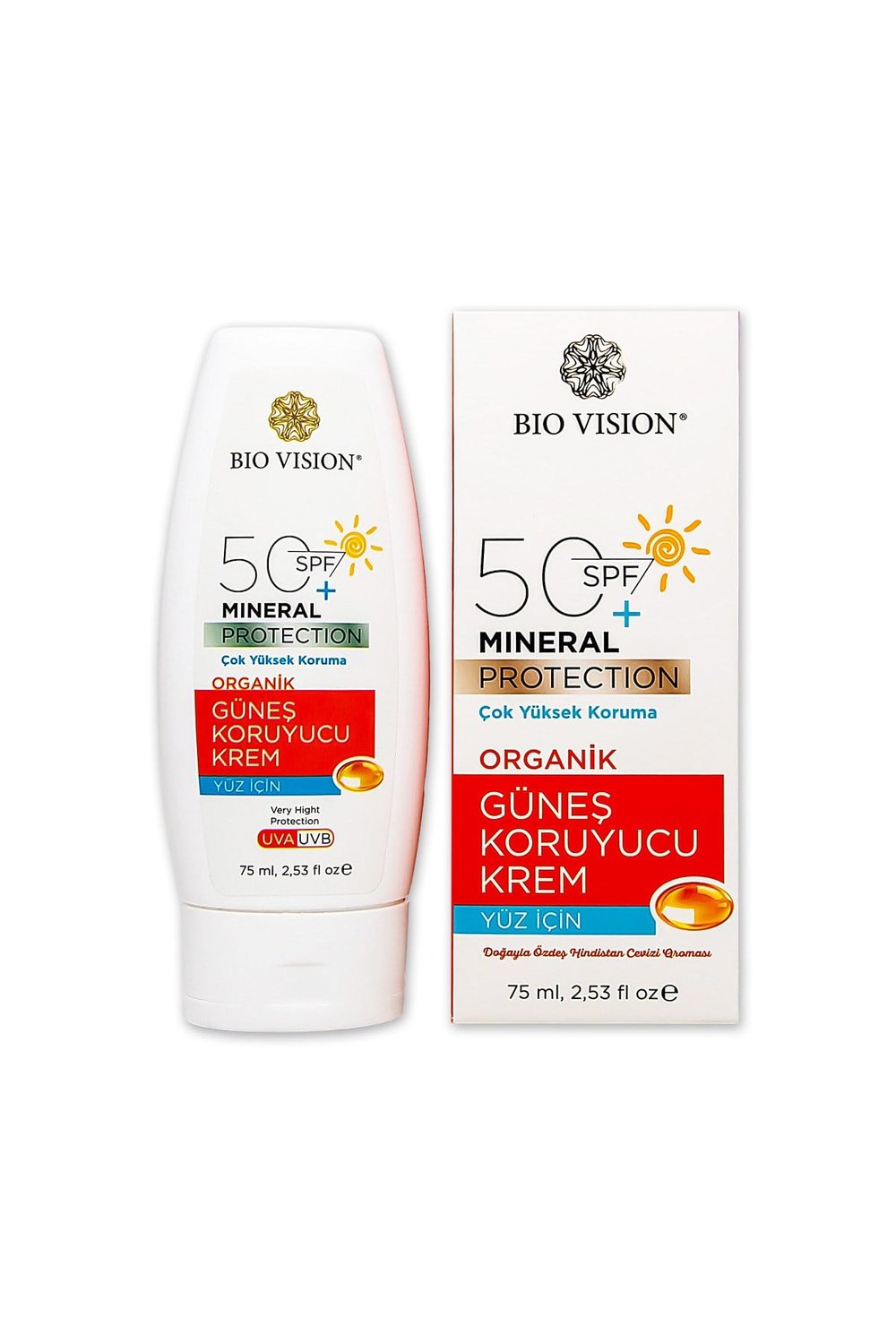 Biovision Güneş Koruyucu Krem Yüz 50 Spf 75ml