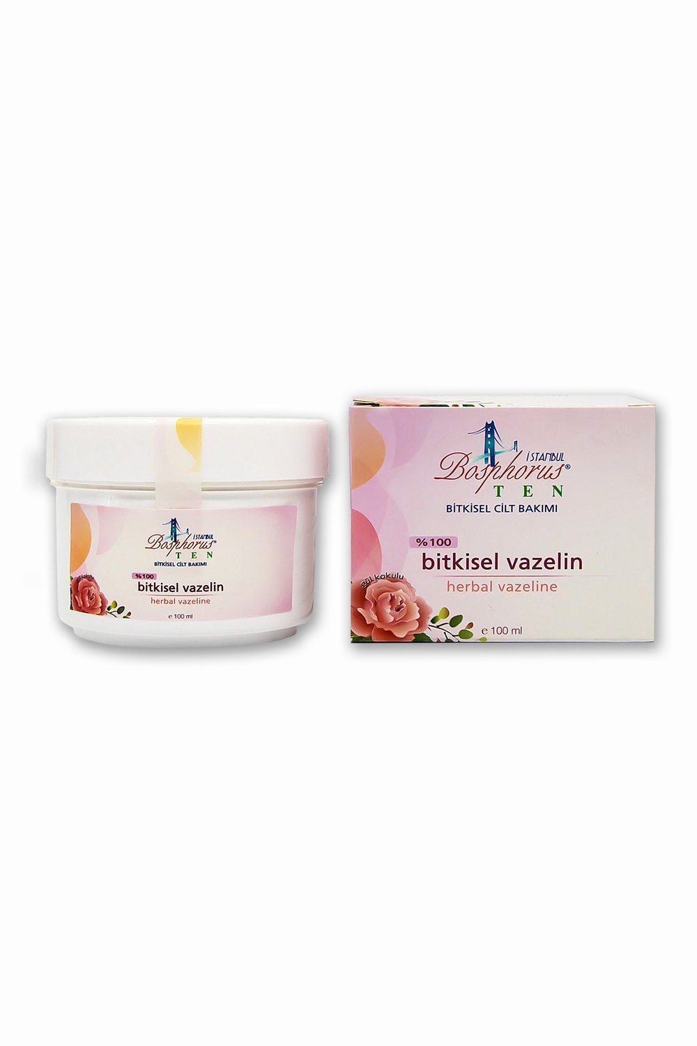 BOSPHORUS Bitkisel Vazelin Gül Kokulu 100 ml