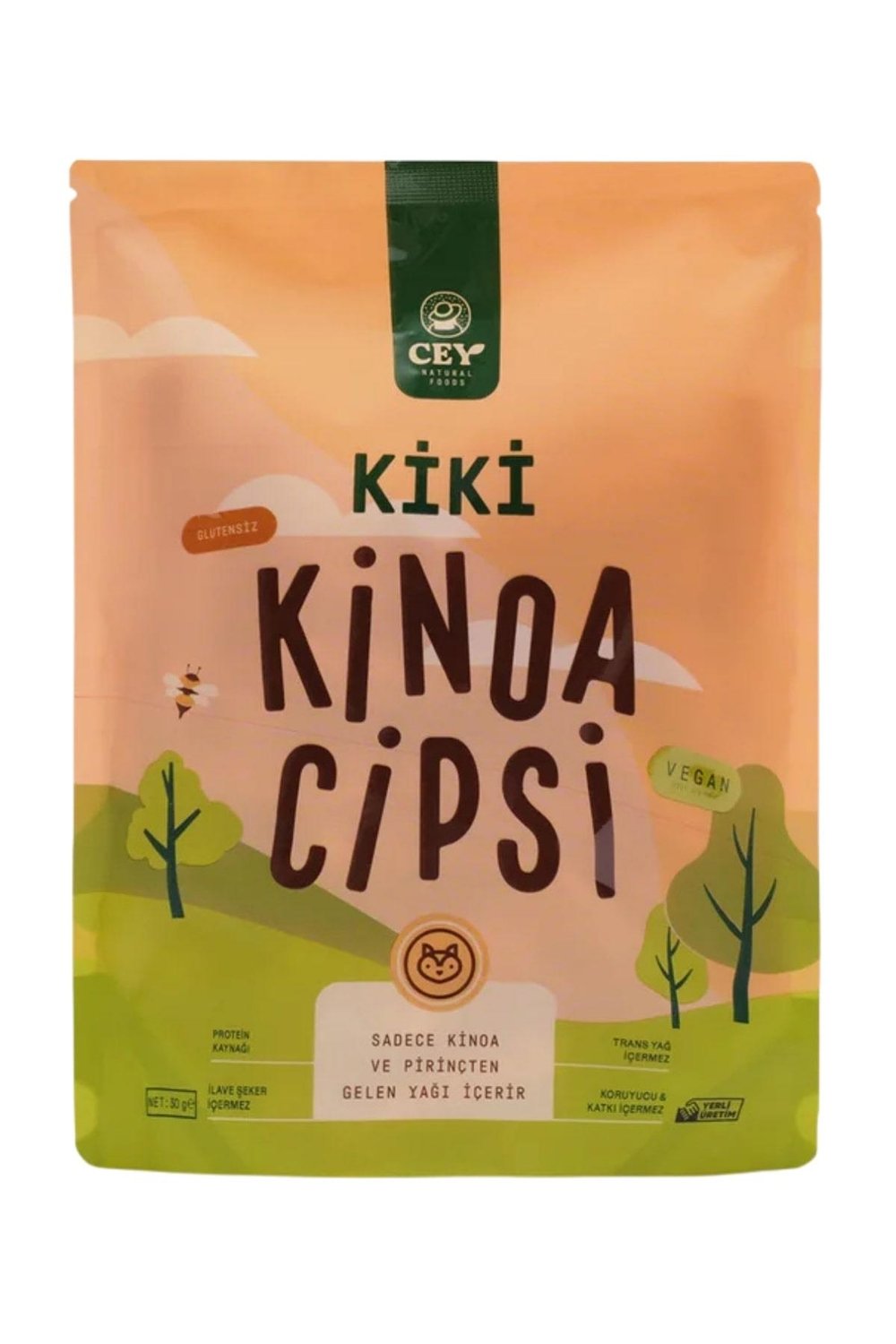 cey-naturel-Kiki Kinoa Cipsi 30 g