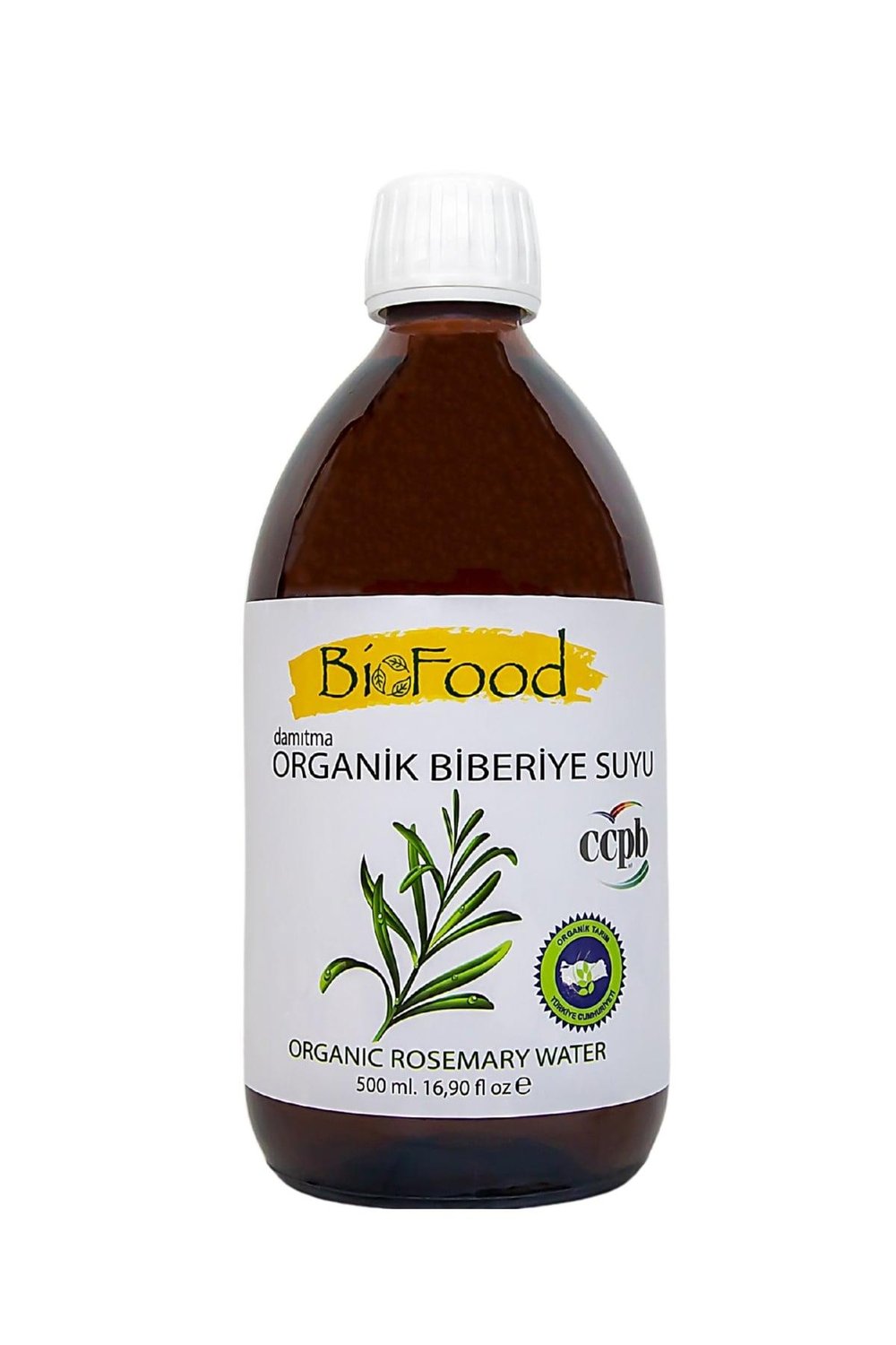 Damıtma Organik Biberiye Suyu 500 ml